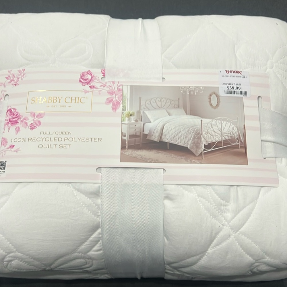 Bow Quilt Set Full/ Queen